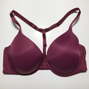 PINK by VICTORIA’S SECRET racerback maroon bra 36C